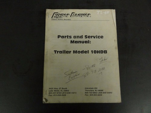 Eager beaver trailer model - beaver,
